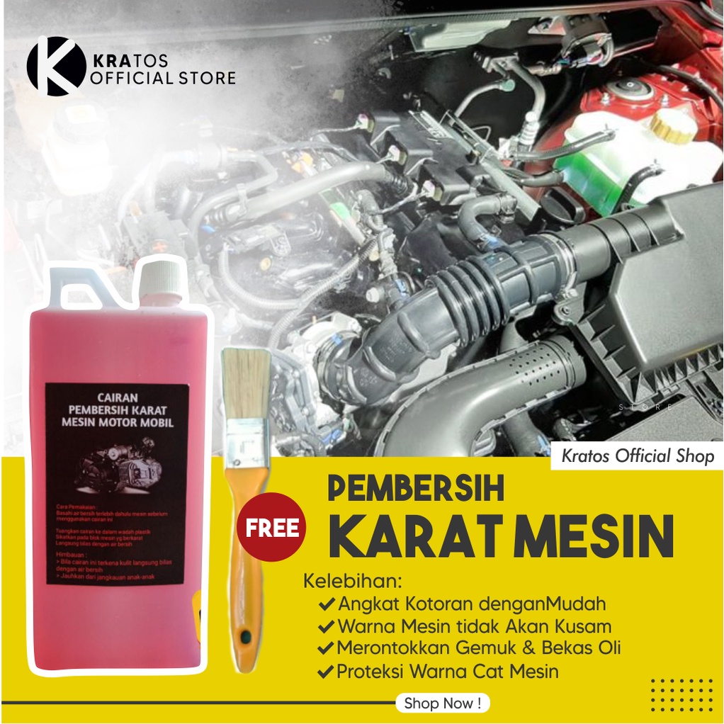 KRATOS - CAIRAN PEMBERSIH KARAT MESIN MOBIL & MOTOR