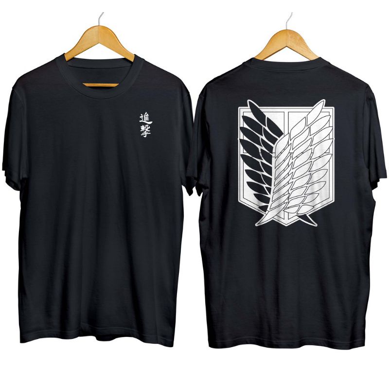 Camiseta Attack On Titan - Scouting Legion, Anime Shingeki No Kyojin, Algodón Y Poliéster Para Cosplay Y Diario
