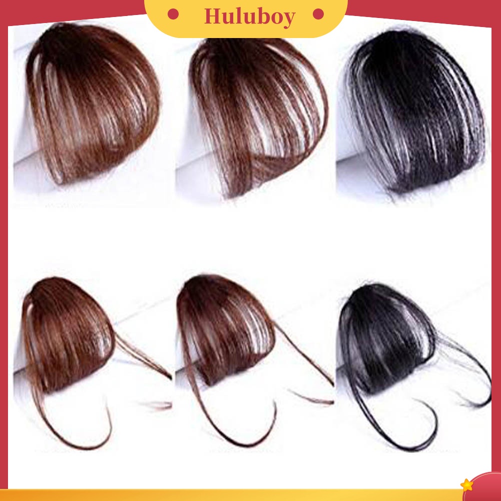 Wig Poni Depan Model Klip On Tipis Untuk Wanita