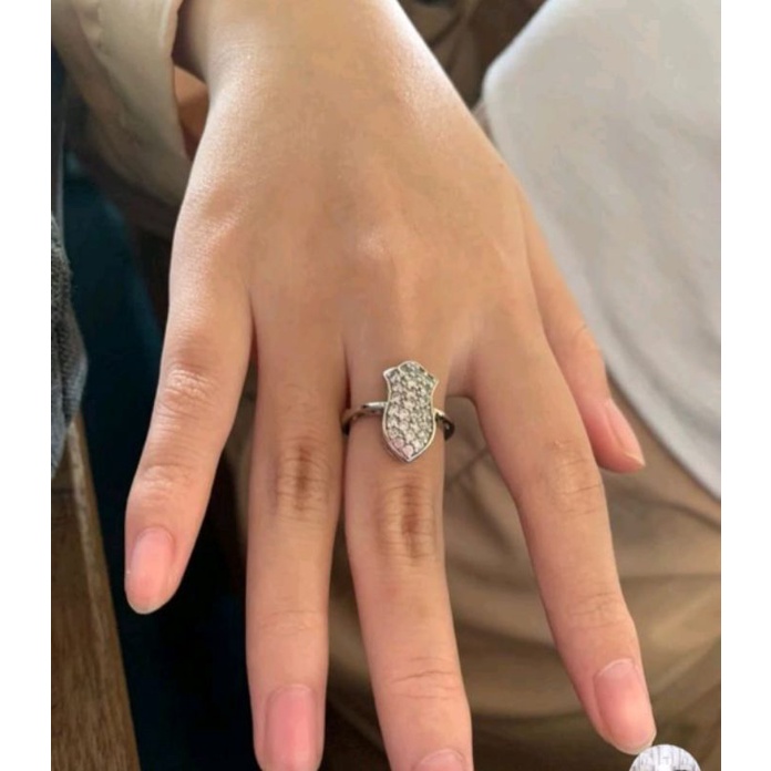 Cincin terompah permata zirqon ORIGINALL