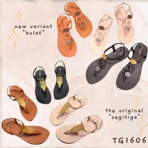 Shoegallery TG1606 Sandal Wanita import Santai Pantai Bohemian