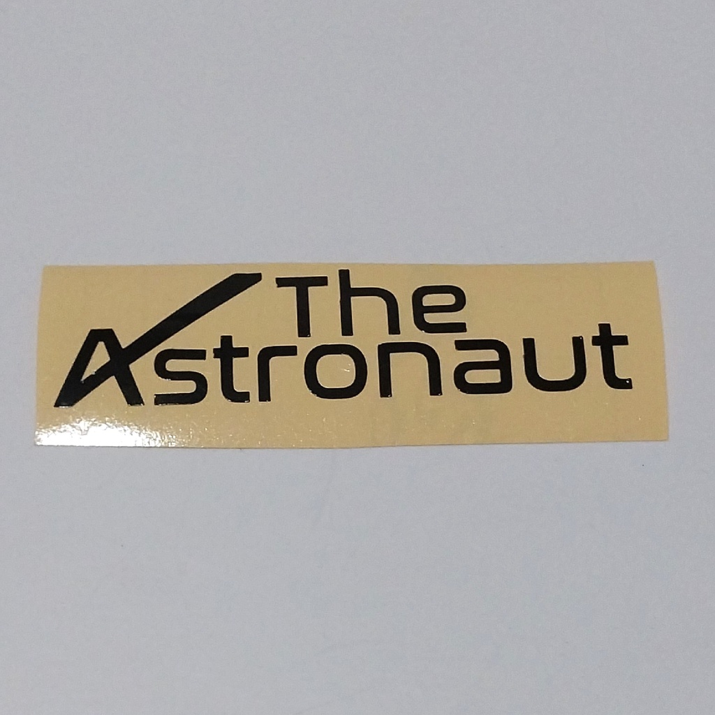 STIKER WOOTTEO THE ASTRONAUT SEOKJIN BTS STICKER HOLOGRAM REFLECTIVE HITAM