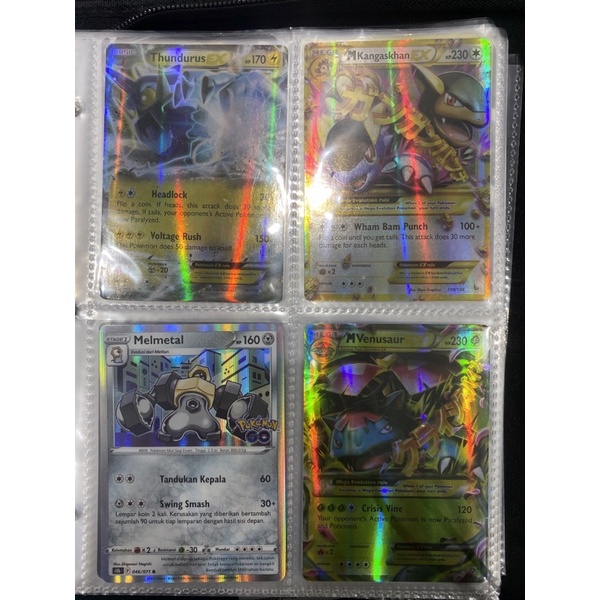 Thundurus EX Holo | M Kangaskhan Holo | Melmetal Holo |M Vensaur Holo