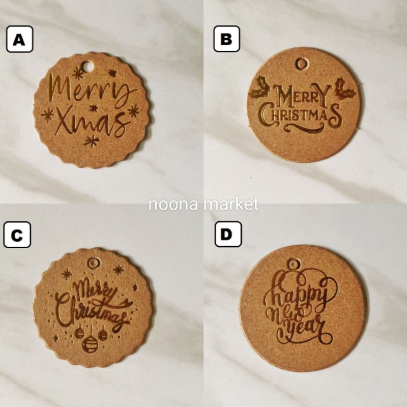 

Hangtag Natal Bulat / Hangtag Christmas