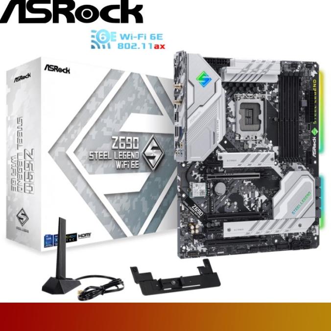 ASROCK Z690 Steel Legend WiFi 6E | Intel Z690 LGA 1700 DDR4 ATX