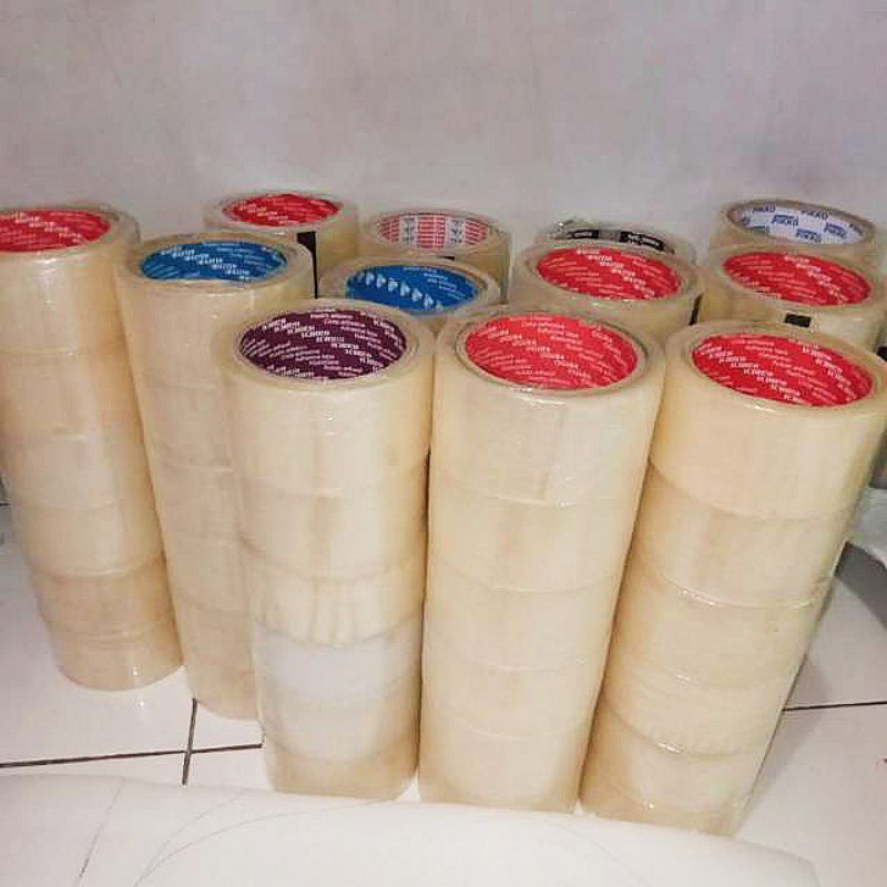 

LAKBAN BENING/COKLAT / 48 MM X 100 YARD / MERK KYOTO TAPE / ISI 6 PCS