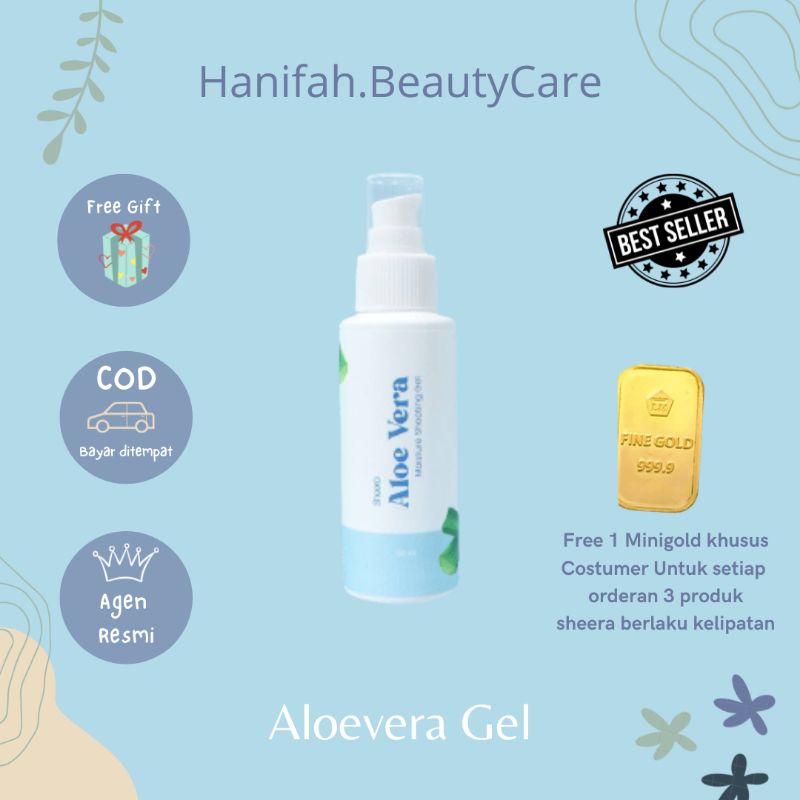 [Agen Resmi] Aloevera gel by mbc skin kemasan baru || Aloevera gel BPOM By Mbcskin || Muslimah beaut