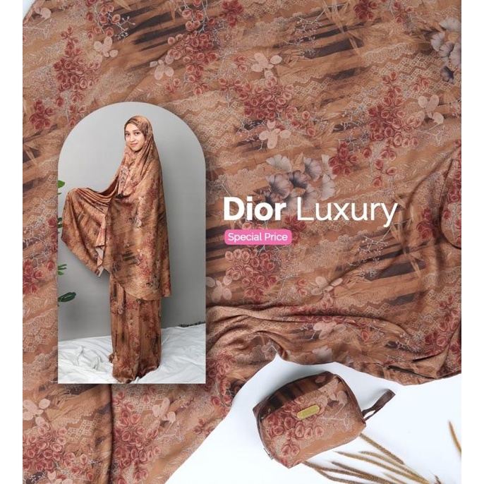 Mukena Dewasa Traveling - Silk Premium Printing - Royale Edition 2In1