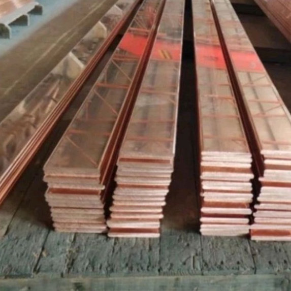 Busbar Rail Copper 3x15 mm Tembaga murni | 1meter