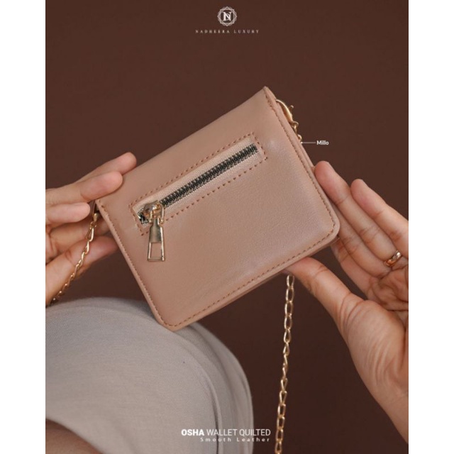 OSHA WALLET QUILTED by Nadheera luxury