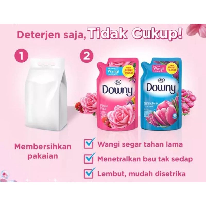 Downy Konsetrat 700ml/pelembut dan pewangi pakaian