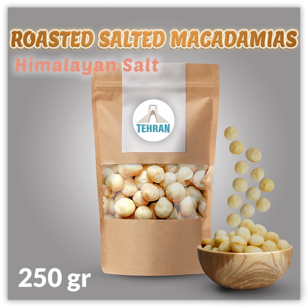 

250gr Roasted Salted Macadamia Nuts (Kacang Macadamia Panggang Asin)