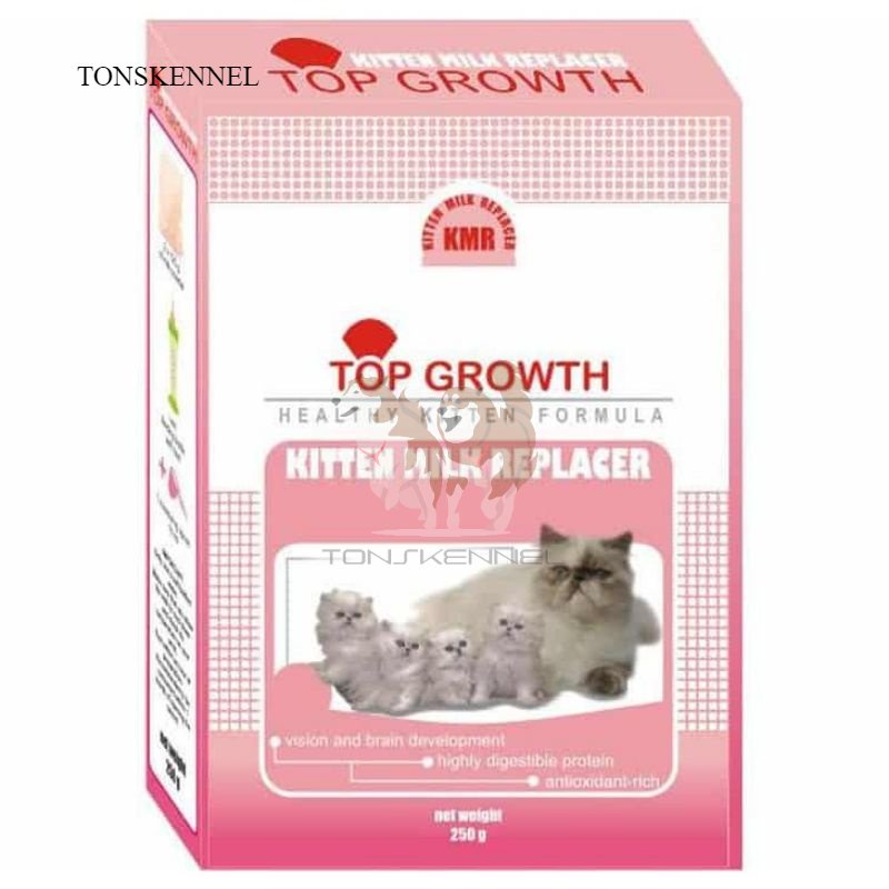 Susu Top Growth Kitten Milk Replacer Sachet 30gr 30 gr Growssy Bayi Kucing Cat Freelac Micucu Box No Laktosa