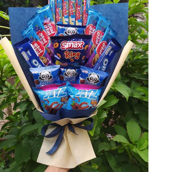 

8.8 HARGA GROSIR Buket PREMIUM BIG 1 /paket/bingkisan Snack Ulang Tahun/Ultah/ Wisuda/Kado/Hadiah