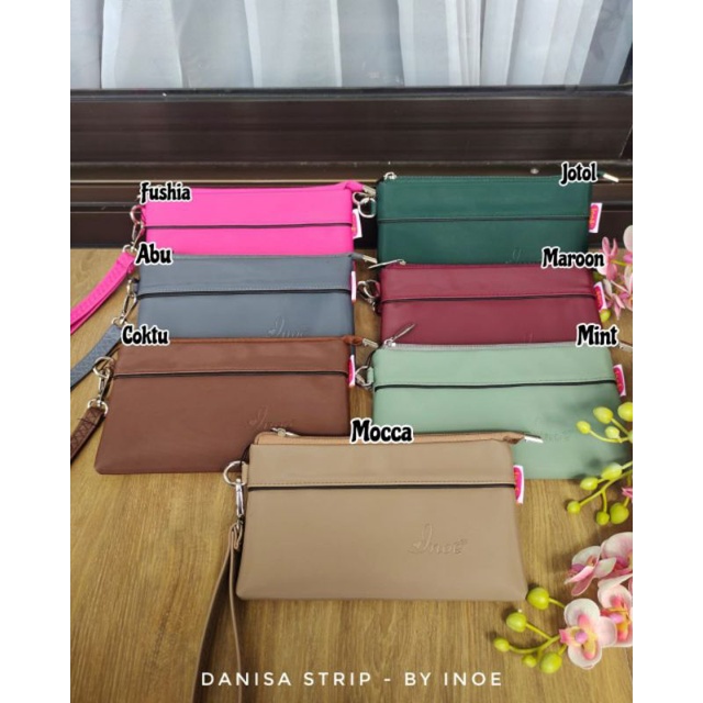 DANISA STRIP DOMPET PANJANG POUCH BY INOE