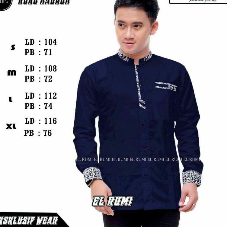 Baju Koko Annos Panjang - Baju Koko Putih - Baju Koko Pria Dewasa - Koko Pria - Baju Batik - KOKO BA