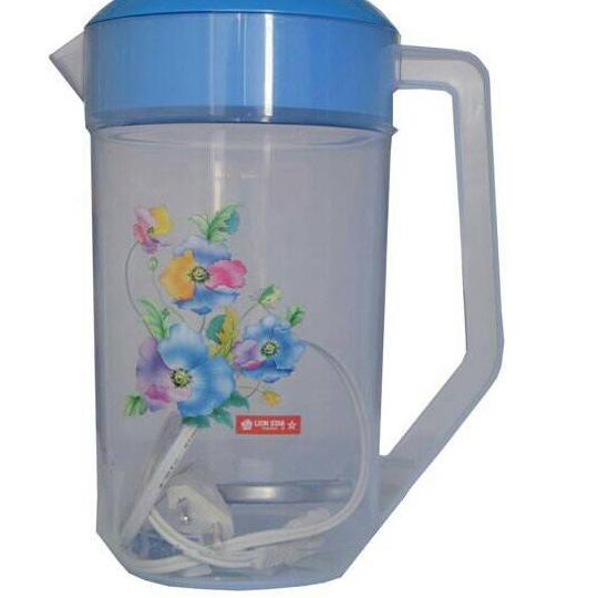 Fast Shipment TEKO LISTRIK PLASTIK LION STAR 2,1 L / MUG LISTRIK 2,1 L SNI