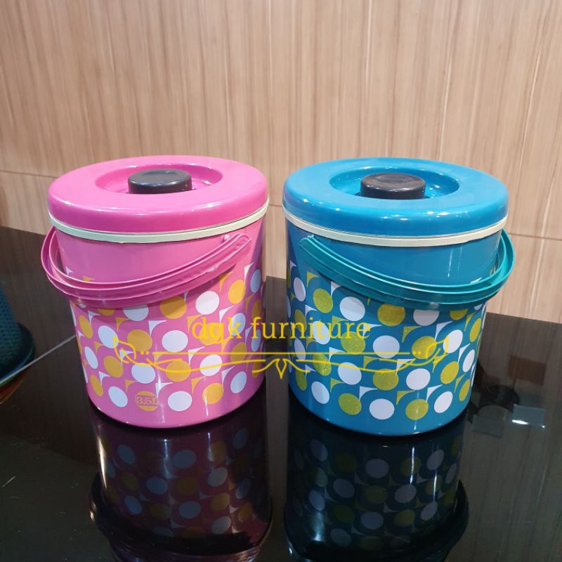 Termos Tempat Nasi Rice Bucket Termos Es Ice Bucket Plastik 3.5 L 3.5L 3.5 Liter 3L 3 L 3 Liter 3000ml 3000 Ml