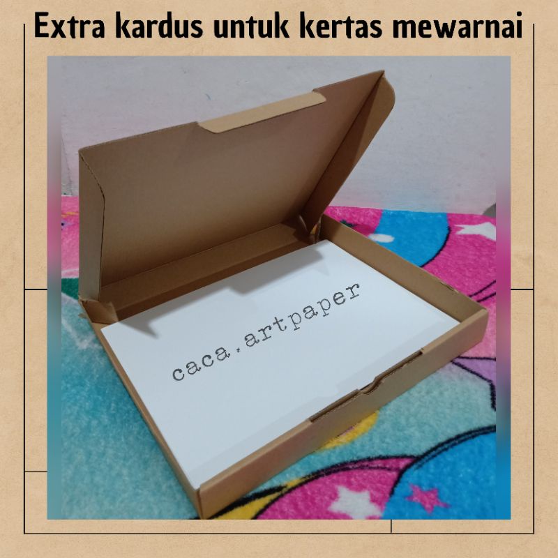 

Extra kardus khusus pembelian kertas mewarnai