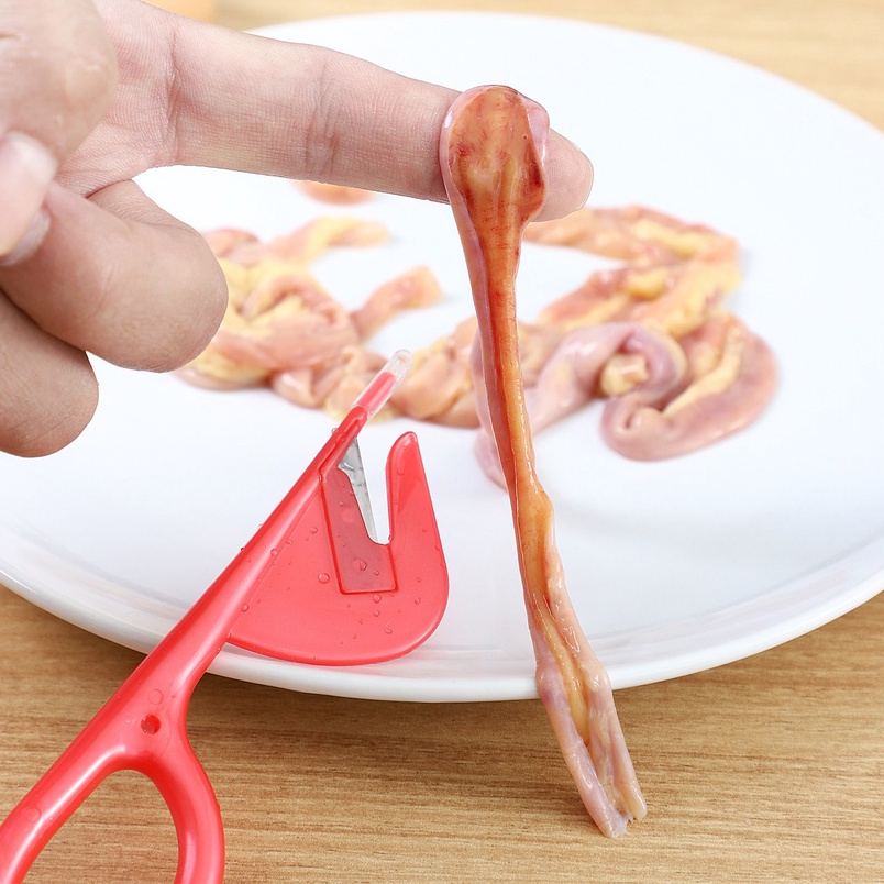Alat Pembersih Usus Ayam Pembelah Perut Ikan Pisau Silet Kotoran