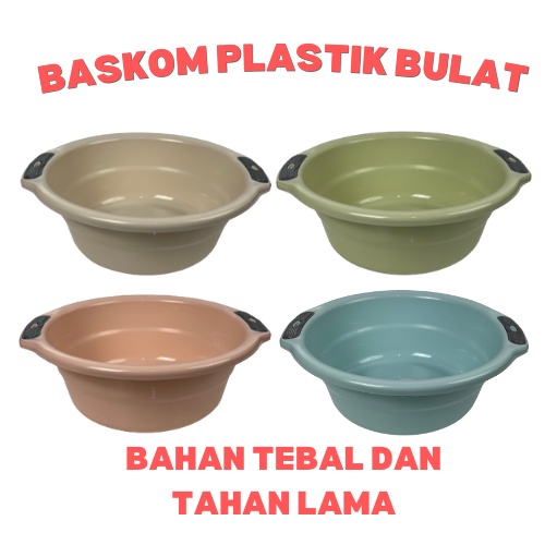 Baskom Plastik baskom bulat kekinian baskom serbaguna OLL-955/OLL-956/OLL-957