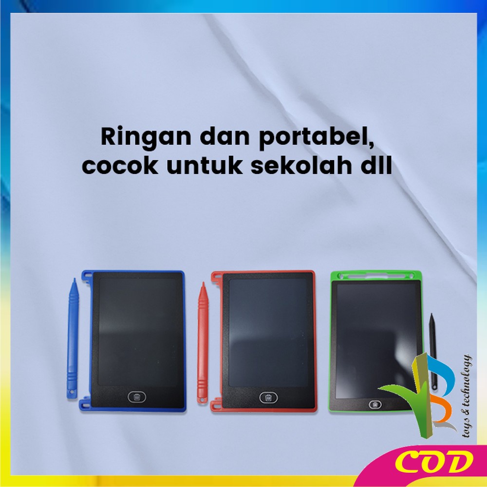 RB-M298 LCD Writing Tablet 8.5inch Mainan Papan Tulis Hapus Board Tab Alat tulis Papan Pen Gambar Lukisan Edukasi Anak