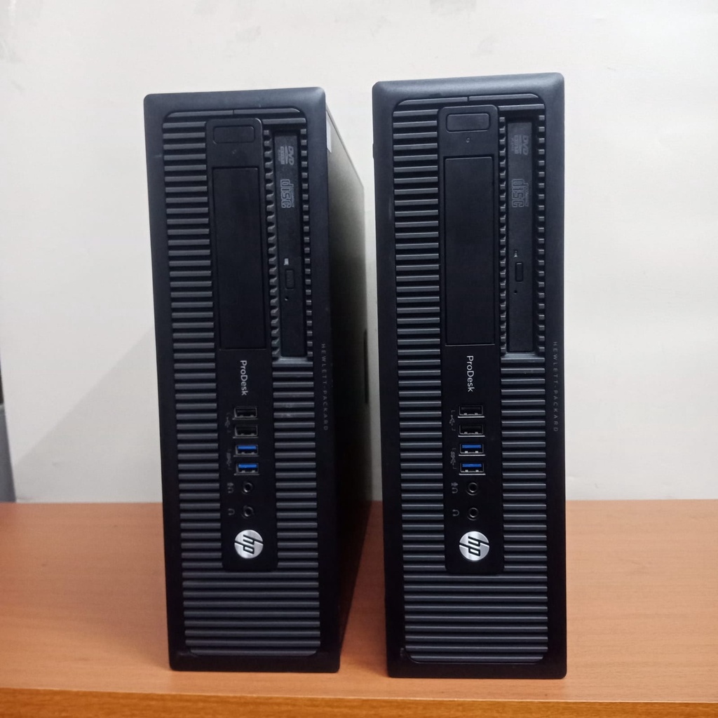 Pc cpu komputer hp destop/mini PC HP elitedesk  800/600 G1 sff/ CORE i7-4770-3.40ghz gen4/8gb/500gb/dvd r, wins 10 pro siap pakei