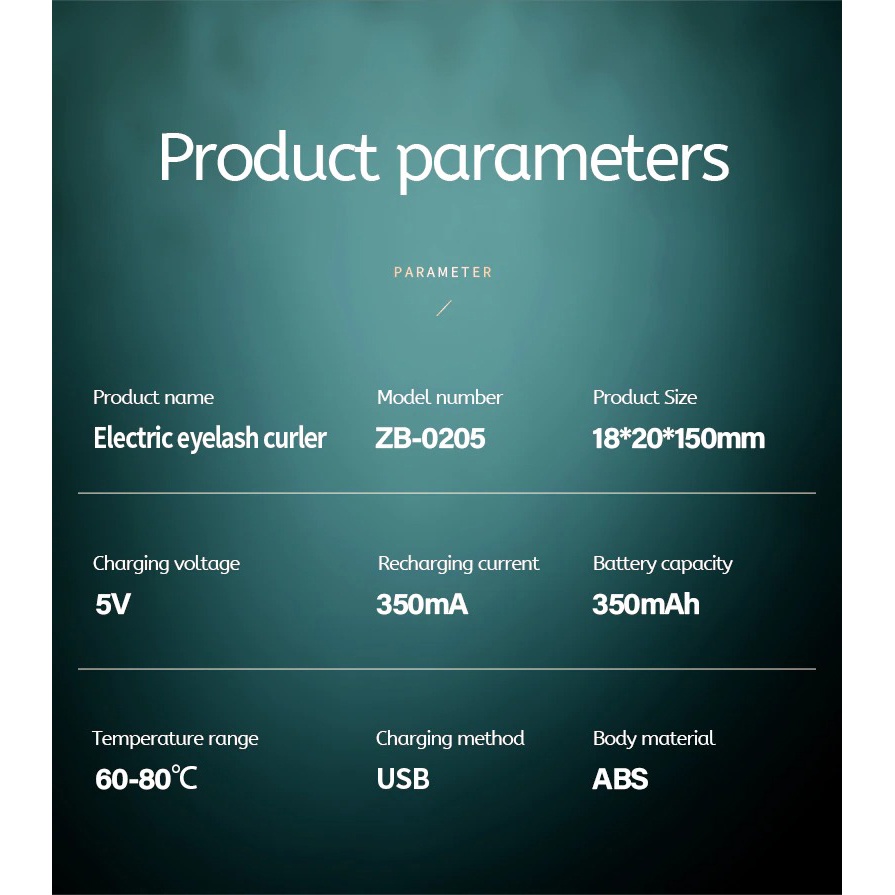 Dckloer Pelentik Bulu Mata Elektrik USB Rechargeable - ZB-0205 - Black - 7RHXWYBK