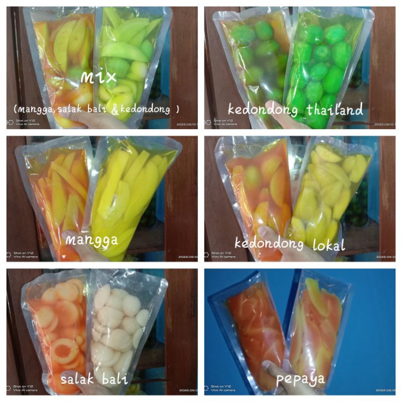 

promo Asinan buah Rp 12/pcs ready stok