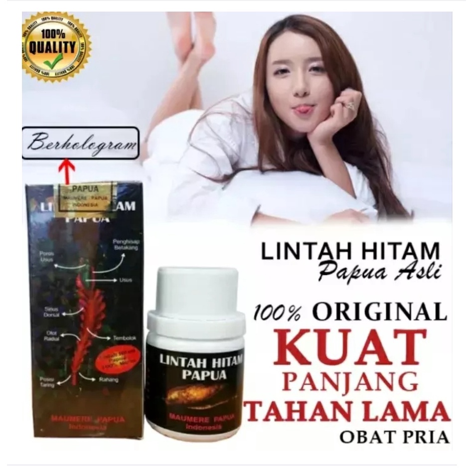 Jual Minyak Lintah Hitam Papua Asli Pembesar Pennis Original 100