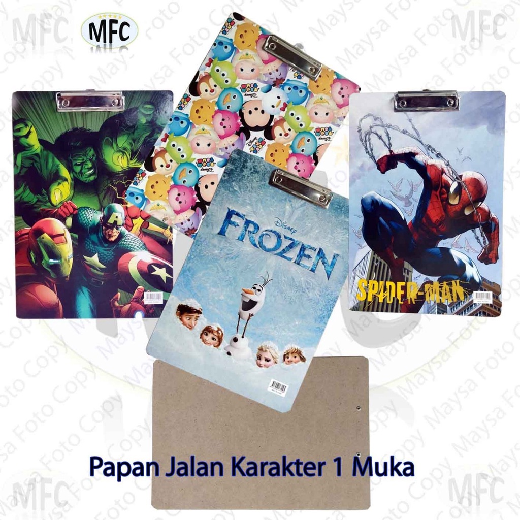 

PAPAN JALAN karakter / CLIPBOARD ujian papan tulis anak 1 muka F4 Murah