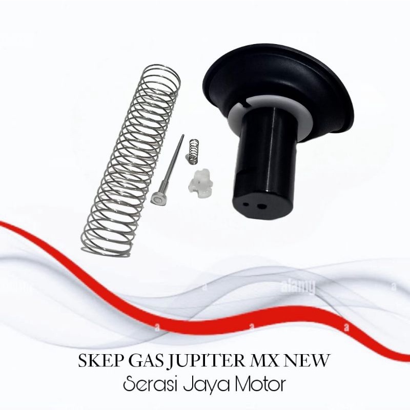 SKEP GAS KARET VAKUM KOMPLIT YAMAHA JUPITER MX NEW