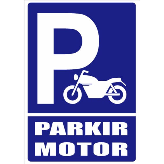 

Stiker Parkir Motor Parkir Mobil Waterproof Tahan Air