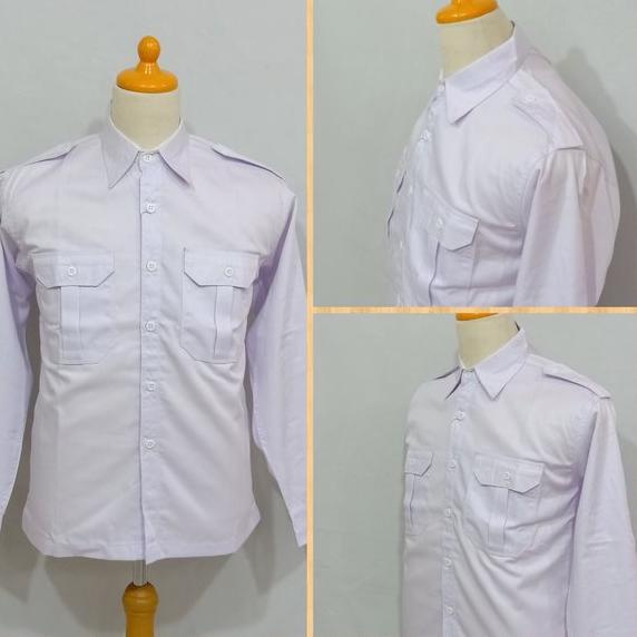 SRP.21De22х ▪ Kemeja seragam atasan pakaian baju kemeja PDL PDH pria dinas / kemeja pdl lengan panja