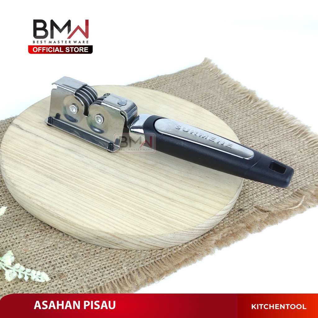 PENGASAH PISAU GUNTING SERBAGUNA STAINLESS - KNIFE GRINDER SHARPENER - ALAT ASAHAN PISAU TAJAM TUMPUL