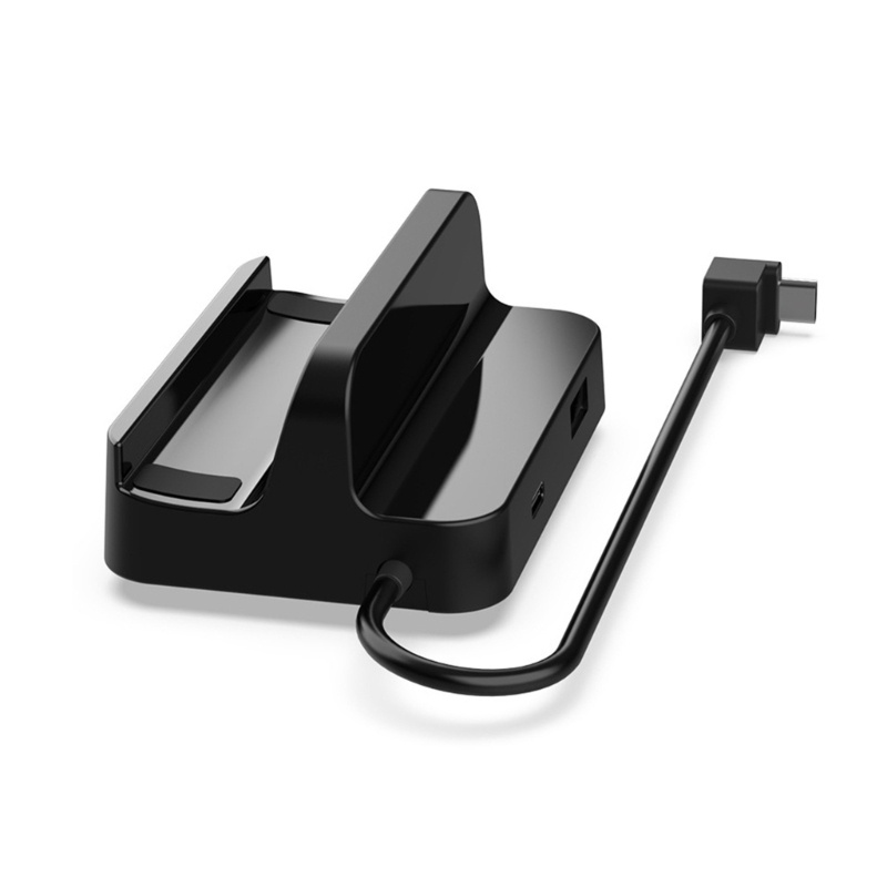 Zzz Adaptor Multi port Tipe-C Hub Docking Station Untuk Steam Deck Dengan 3pcs Stand Holder Pengisian Daya Output USB2.0