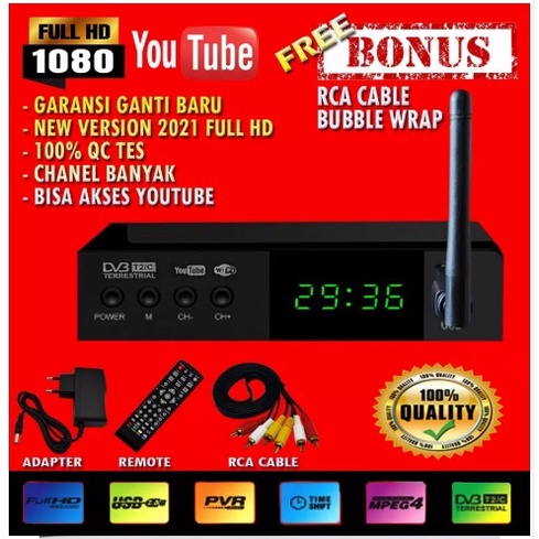 MIXIO M1 TV DIGITAL DVB T2 SET TOP BOX WIFI STB