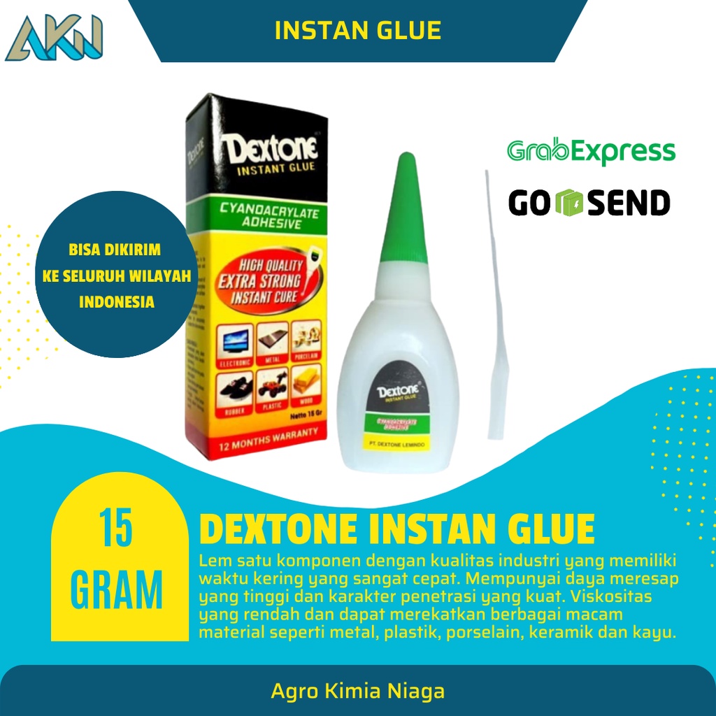 

Dextone Instan Glue | Lem Tetes Korea 14GR | Lem Korea Dextone 3 detik