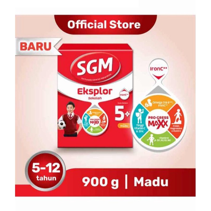 sgm Eksplor Sekolah 5+ Susu Pertumbuhan