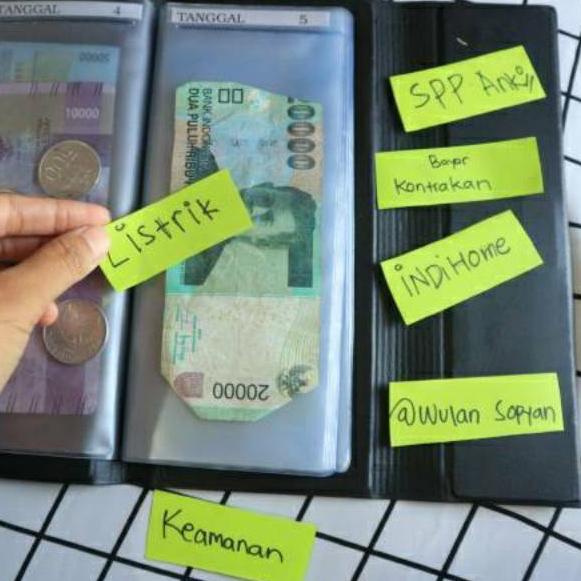 

((V-5-Y ㊚> Binder Keuangan Ziplock Budgeting Tabungan Uang Planner Organizer Disiplin Keuangan Bulanan Lengkap Nabung A10 proses cepat
