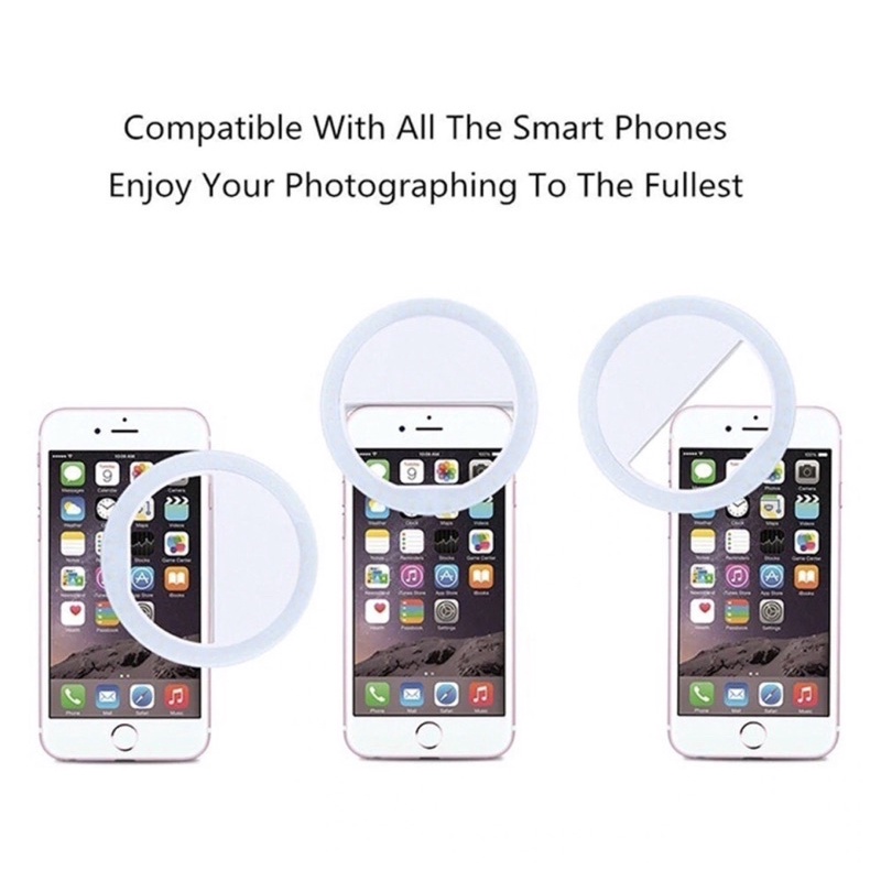 RING FILL LIGHT SELFIE 3 MODE 36 LIGHT RECHARGEABLE TIKTOK LIVE STREAMING RING CLIP