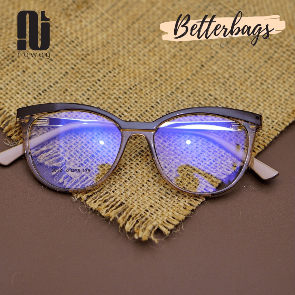 Frame Kacamat Korean Cat eye Wanita 3012