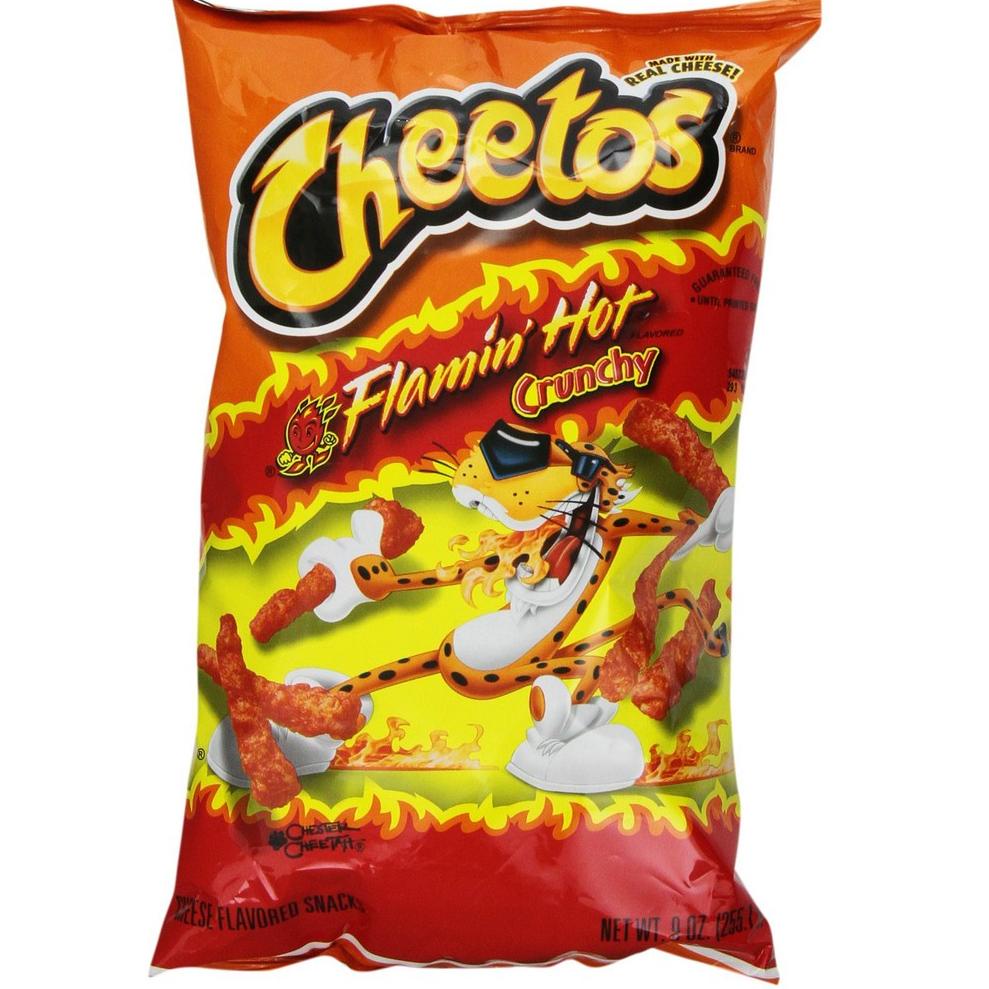 

(L-J2J♫♪) CHEETOS FLAMIN HOT CRUNCHY 227Gr USA trending