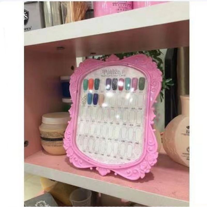 Nail Display Stand Holder/Display Kuku Nailart/Nail Display Color Chart Untuk Latihan Nail Art