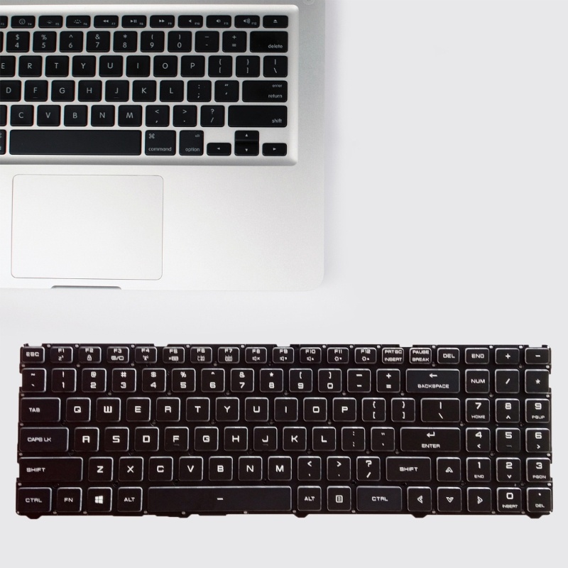 Zzz Untuk Mesinnike Z3 Z2 G65T AirPLUS 7000an Keyboard US Dengan Backlit Huruf Putih