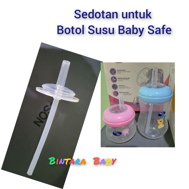 Sedotan Untuk Botol Susu Baby Safe Wide Neck / Sedotan Pengganti nipple baby safe wideneck