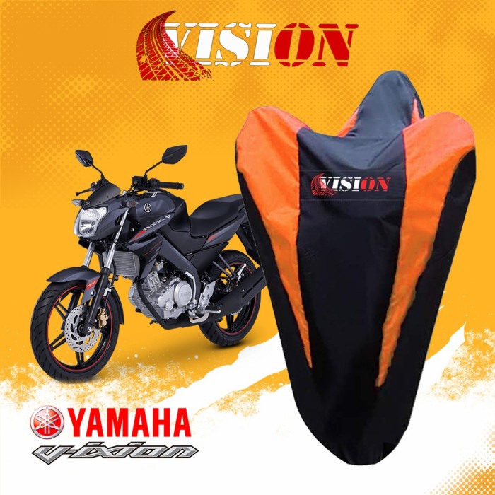 COVER MOTOR ,SARUNG MOTOR VISION YAMAHA VIXION SEMUA TAHUN WATERPROOF