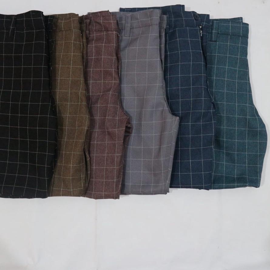 FREE ONGKIR!Celana Pendek Pria Distro Tartan Kotak Kotak Chino Cino Slim Fit Pants Keren|RA4