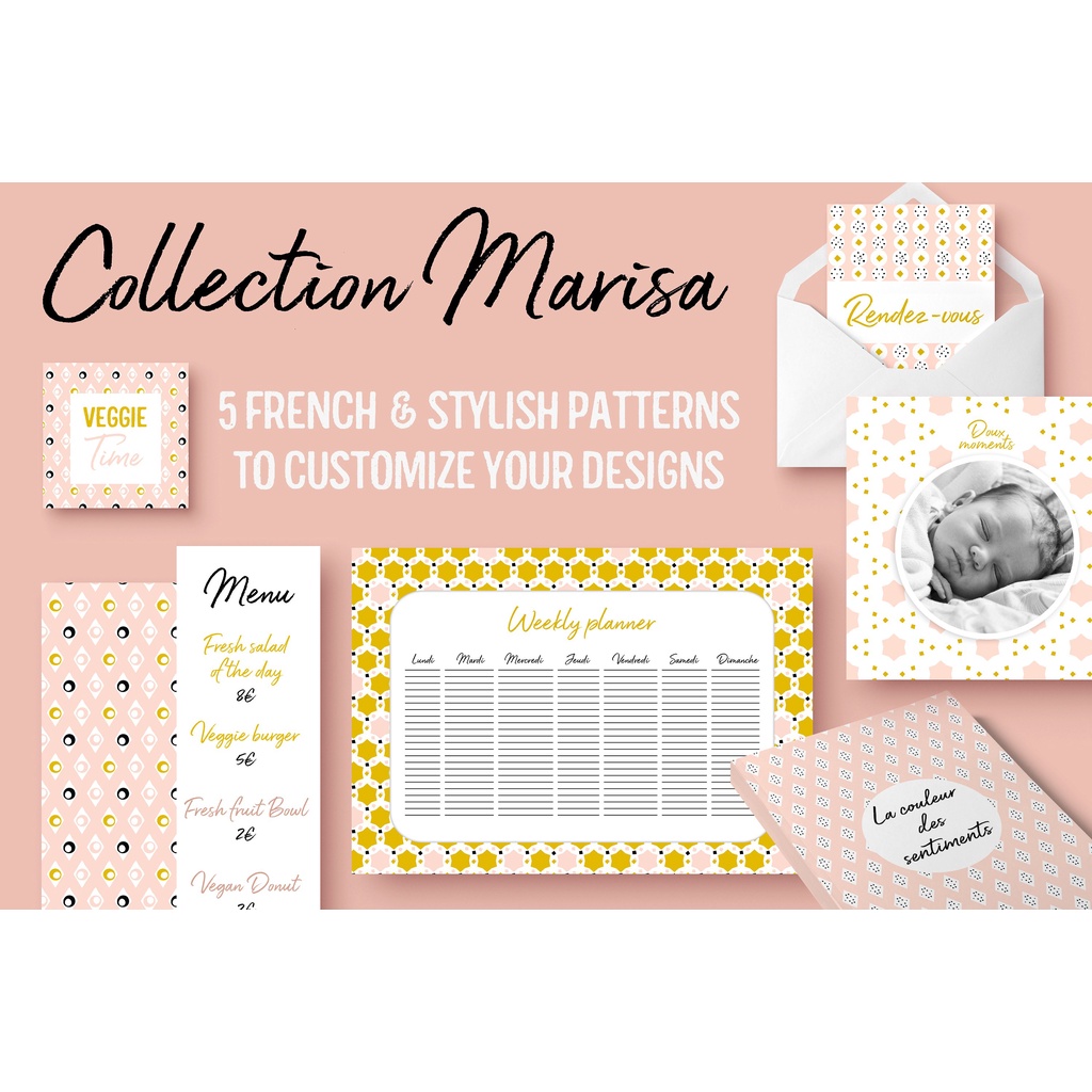 Marisa Bundle 5 Geometric Patterns