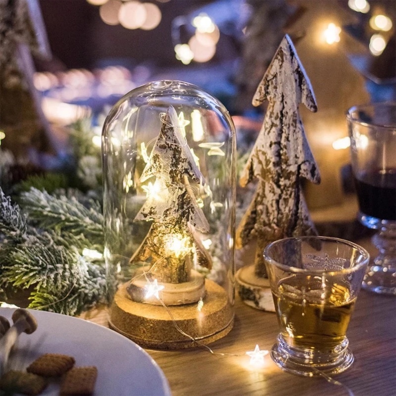 1/3m Starry Copper Wire Light Kamar Tidur Tangga Taman Dekorasi Pencahayaan Warm White Fairy String Lights Tahan Air Fleksibel LED Lamp String Untuk Natal Tahun Baru Pernikahan Ulang Tahun